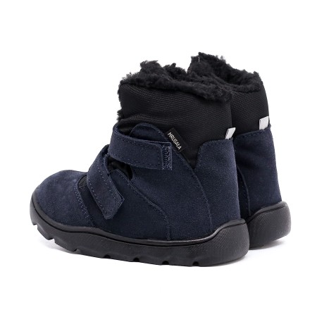 MRUGAŁA TAMI BAREFOOT BLU ZIMOWE TRZEWIKI Z MEMBRANĄ TE-POR