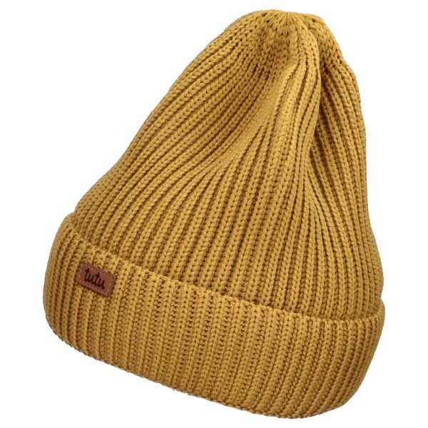 TUTU Czapka Extrafine Merino 100% zimowa dla dziecka, Sedile, Musztardowa