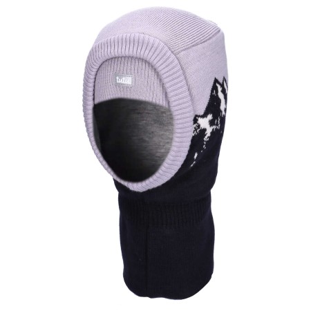 TUTU Kominiarka Merino 100% zimowa dla dziecka z nadrukiem, Szara