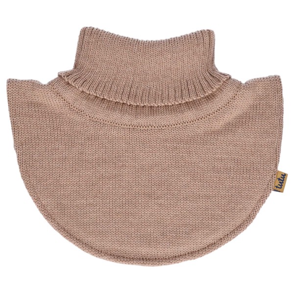 TUTU Komin Extrafine Merino 100% Zimowy Golfik dla dziecka, Beżowy Wełniany