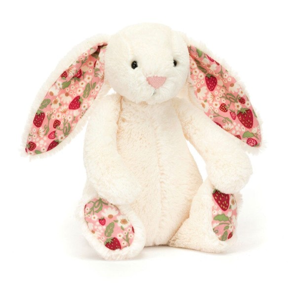 JELLYCAT Przytulanka Królik Kremowy Kwiecisty 18cm - Maskotka dla dzieci 12m+