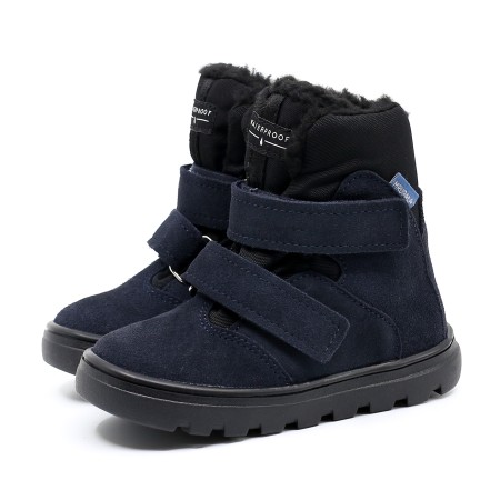 MRUGAŁA IWO Blu Zimowe Nieprzemakalne Trzewiki, Śniegowce dla Dzieci