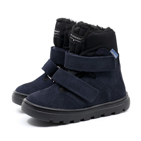 MRUGAŁA IWO Blu Zimowe Nieprzemakalne Trzewiki, Śniegowce dla Dzieci