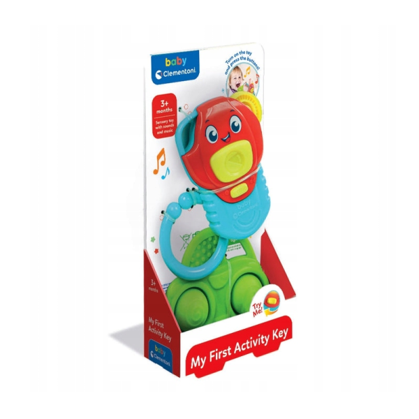 Clementoni Baby, Muzyczny Kluczyk Zabawka Sensoryczna i Dźwiękowa 3M+