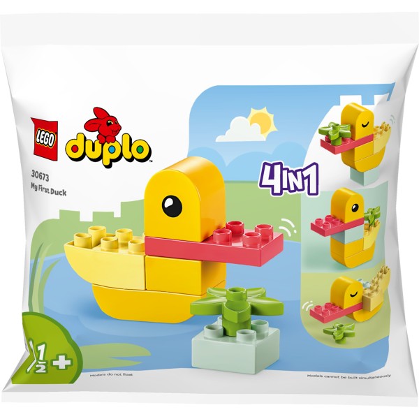 LEGO® DUPLO 30673 Moja pierwsza kaczuszka18M+, Pierwsze Klocki Dla Dziecka