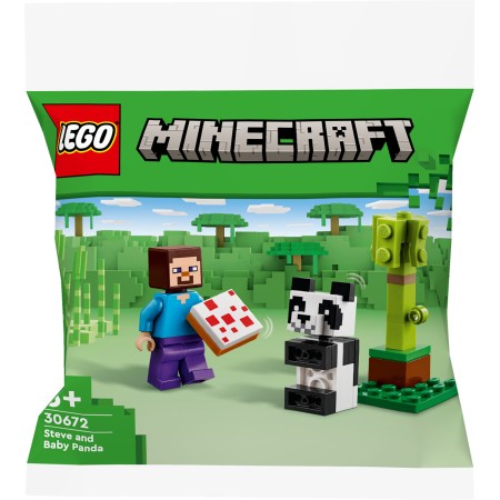 LEGO® Minecraft 30672 Steve i mała panda 6+