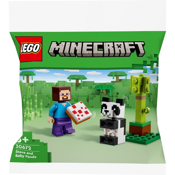 LEGO® Minecraft 30672 Steve i mała panda 6+