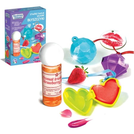 Clementoni Naukowa Zabawa. Stwórz swoje błyszczyki 8+