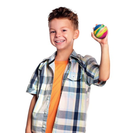 Clementoni Naukowa Zabawa LAB. Szalone piłeczki Brokatowe | 8+