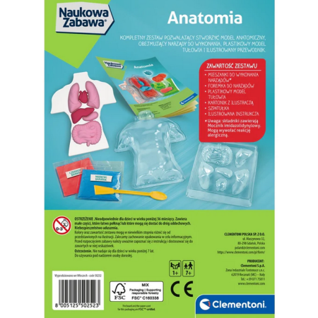 Clementoni Naukowa Zabawa LAB. Anatomia | 7+