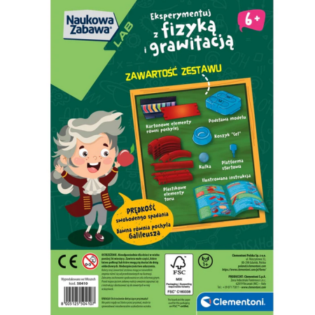 Clementoni Naukowa Zabawa LAB. Fizyka i Grawitacja | 6+