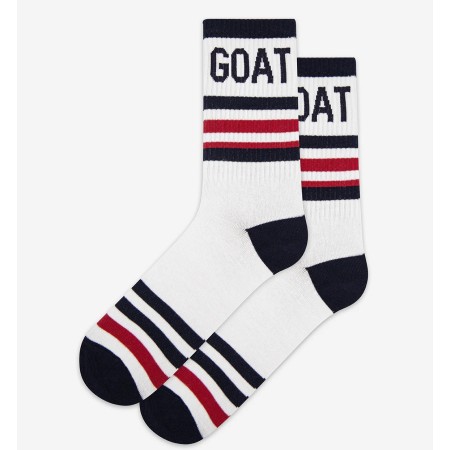 Bawełniane skarpetki z napisem GOAT