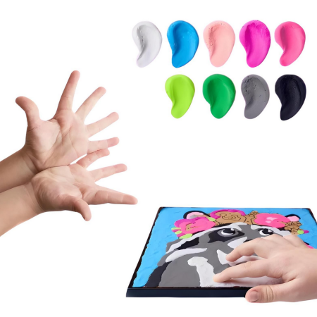 OKTO Kolorowanka z masy plastycznej, malowanie po numerach I SZOP i 5+