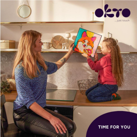 Kolorowanka z masy plastycznej, malowanie po numerach I LIS i 5+