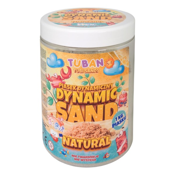 TUBAN Piasek dynamiczny NATURALNY | 3+