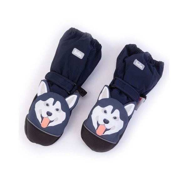 TUTU Rękawice Dziecięce Wodoodporne Bez Palców 3M Thisulate, Garanatowe Husky