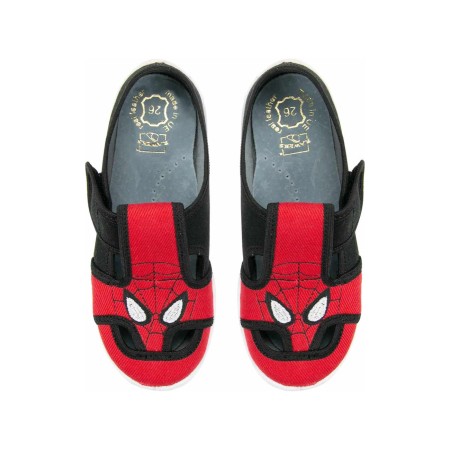 RAWEKS KAPCIE CHŁOPIĘCE ZE SKÓRZANĄ WKŁADKĄ, SPIDERMAN