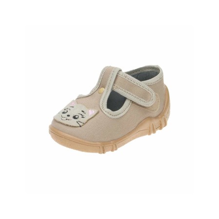 RAWEKS KAPCIE DZIEWCZĘCE ZE SKÓRZANĄ WKŁADKĄ, Lena L73, Beżowe Kotki