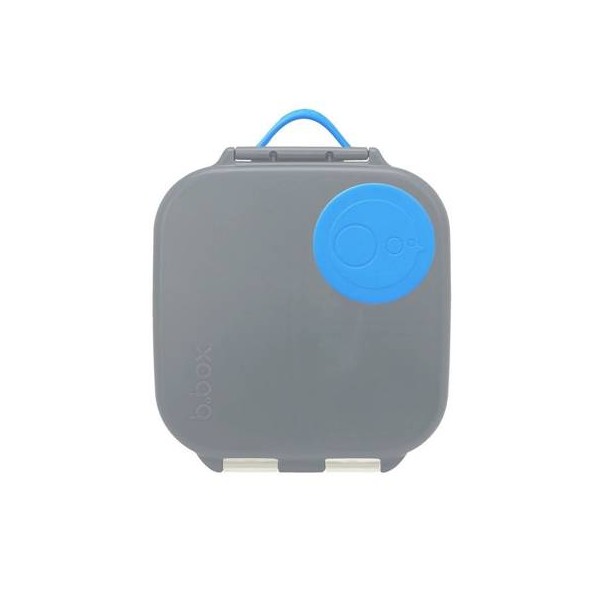 b.box Mini lunchbox | śniadaniówka do szkoły, do pracy | Blue Slate Szary Niebieski