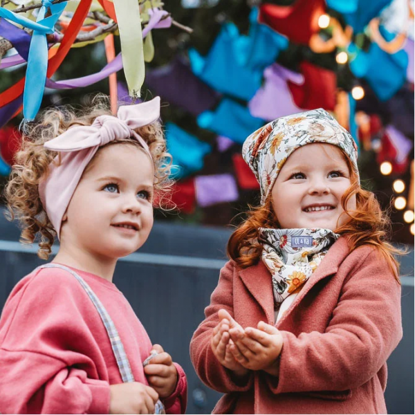 ULKA Opaska z kokardką na głowę Pudrówka